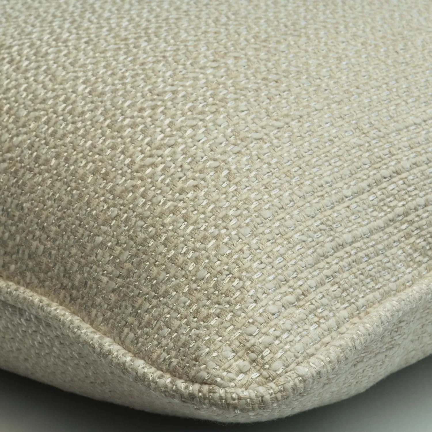Square Cushion with Natural Weave - Rope, Cotton alternate view
