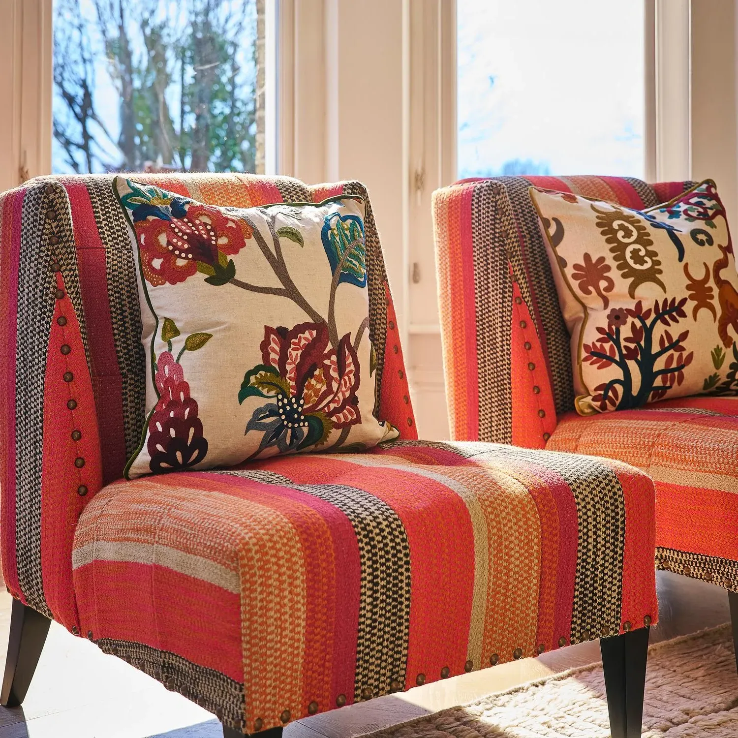 Triton Winged Back Chair - Upholstered product