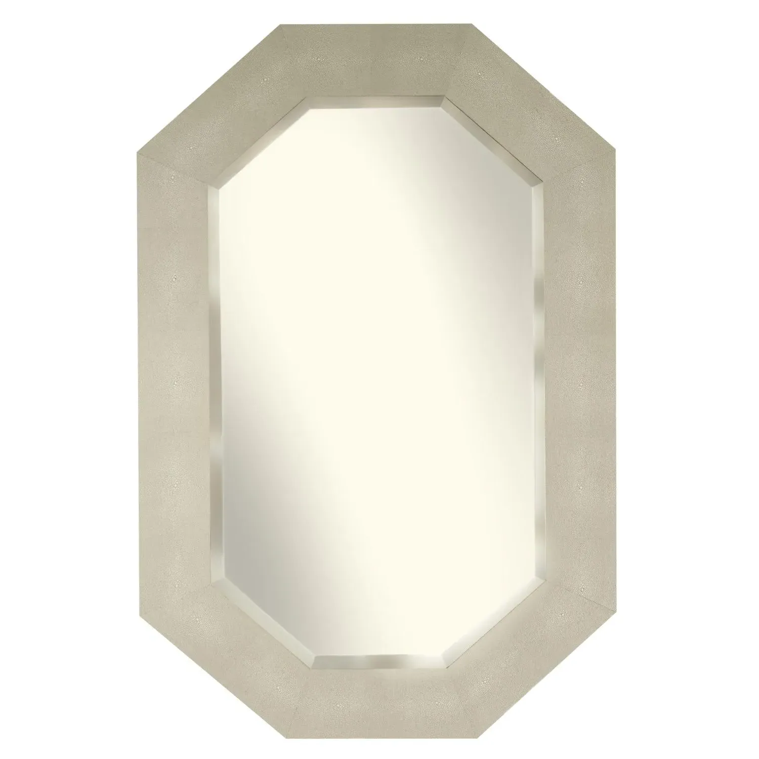 Faux Shagreen Mirror - Neutral, Synthetic Material product