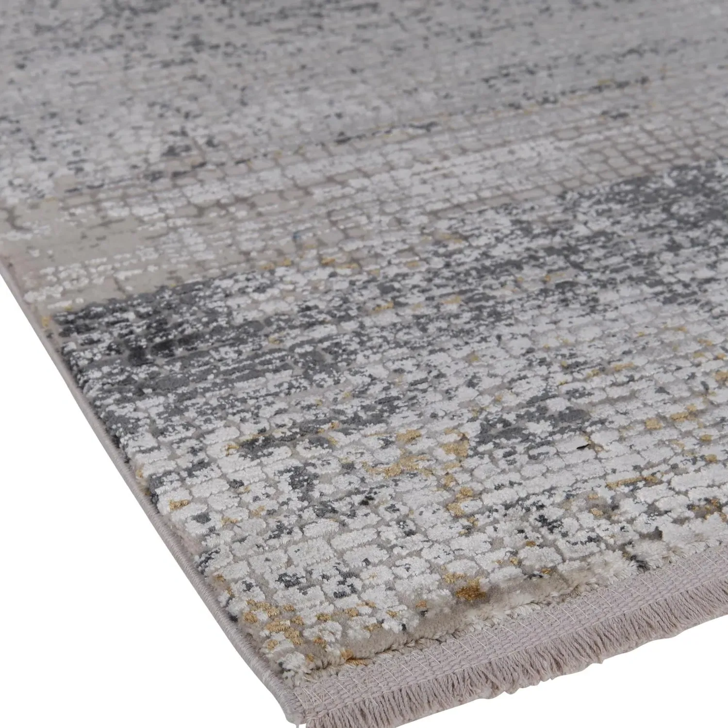 Persian Style Statement Rug - Charcoal, Low Pile alternate view