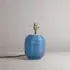 ANTA Blue Ridged Small Table Lamp - Blue