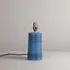 ANTA Blue Ridged Small Tapered Lamp - Blue
