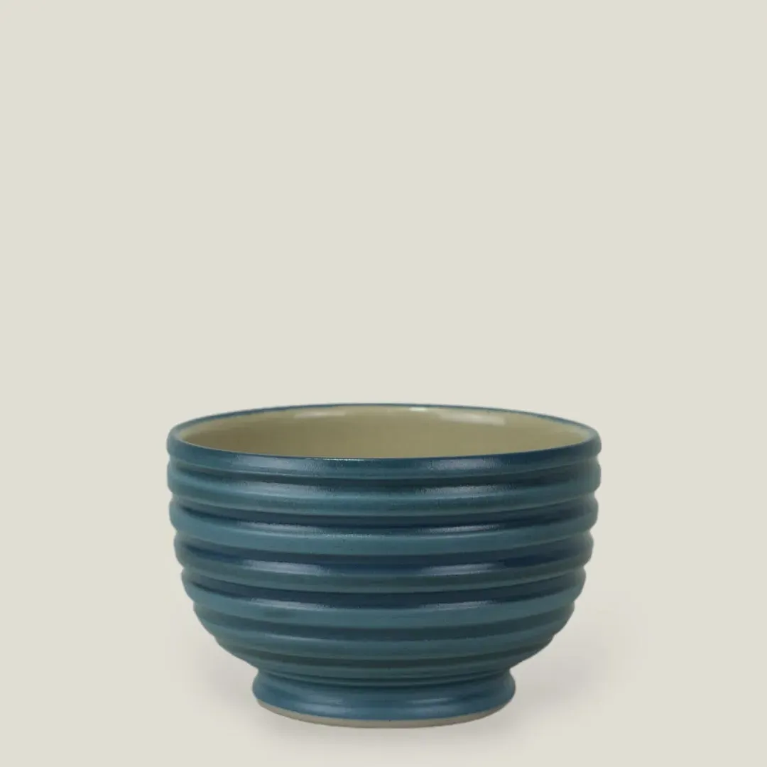 ANTA Ridged Small Bowl - Blue image