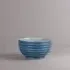 Blue Ridged Porridge Bowl - Blue