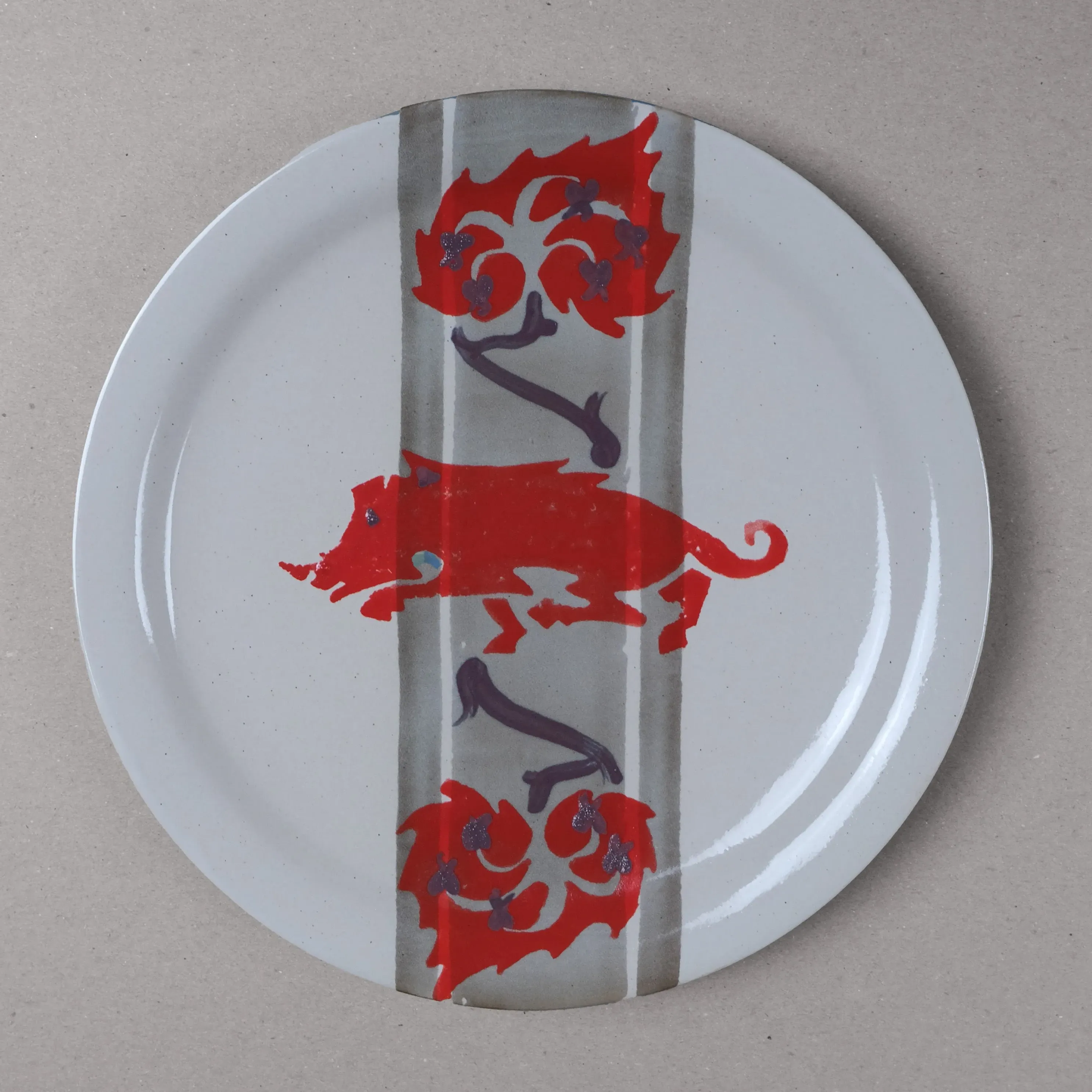 Boar Limited Edition Serving Plate by Duncan Tattersall image