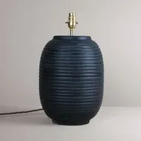 ANTA Large Ridged Table Lamp - Black