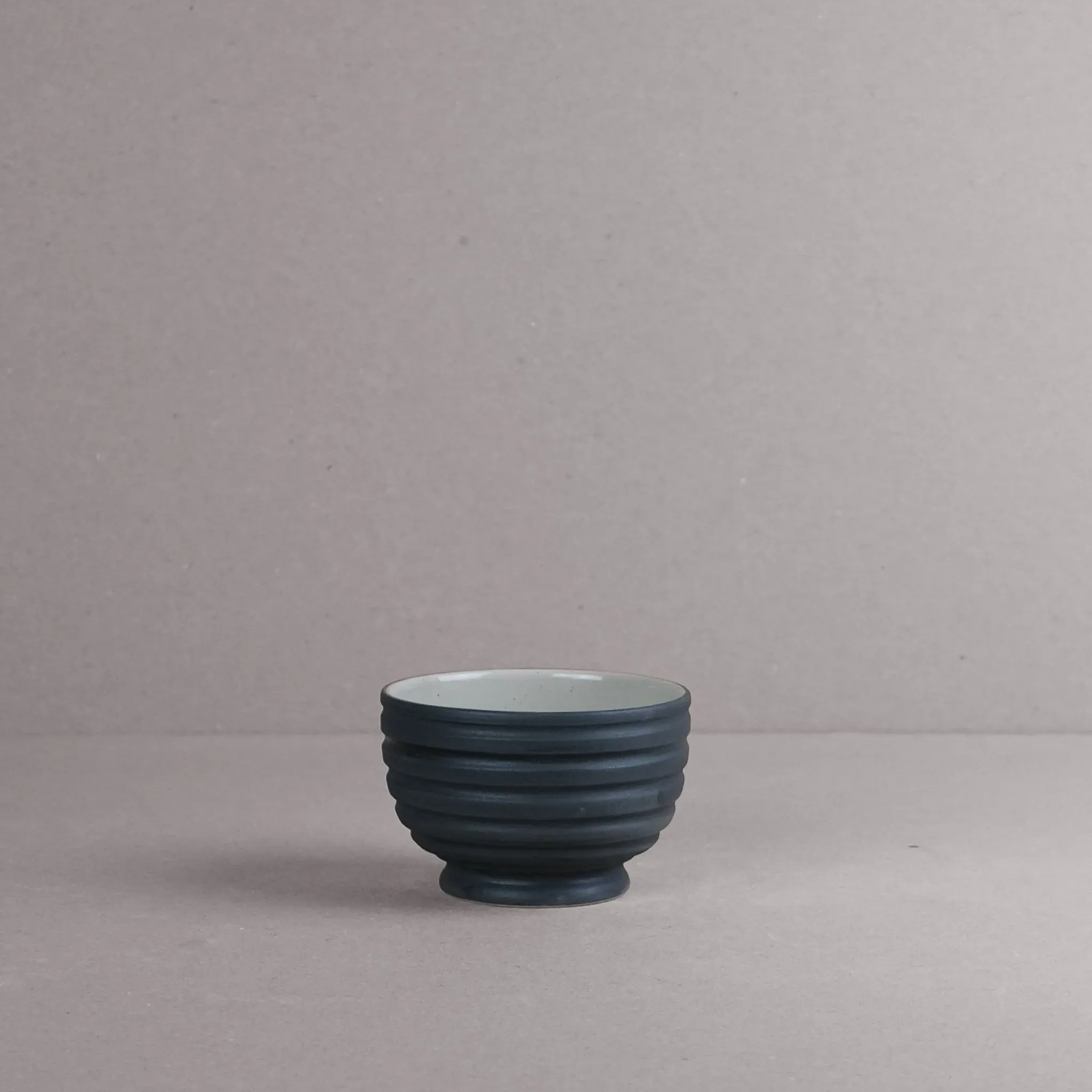 ANTA Ridged Small Bowl - Black image