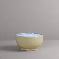 Canary Large Candle Bowl - Stoneware