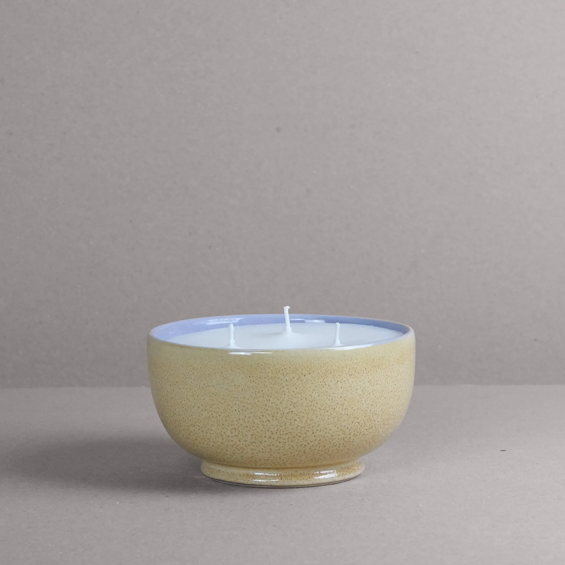 Canary Large Candle Bowl - Stoneware