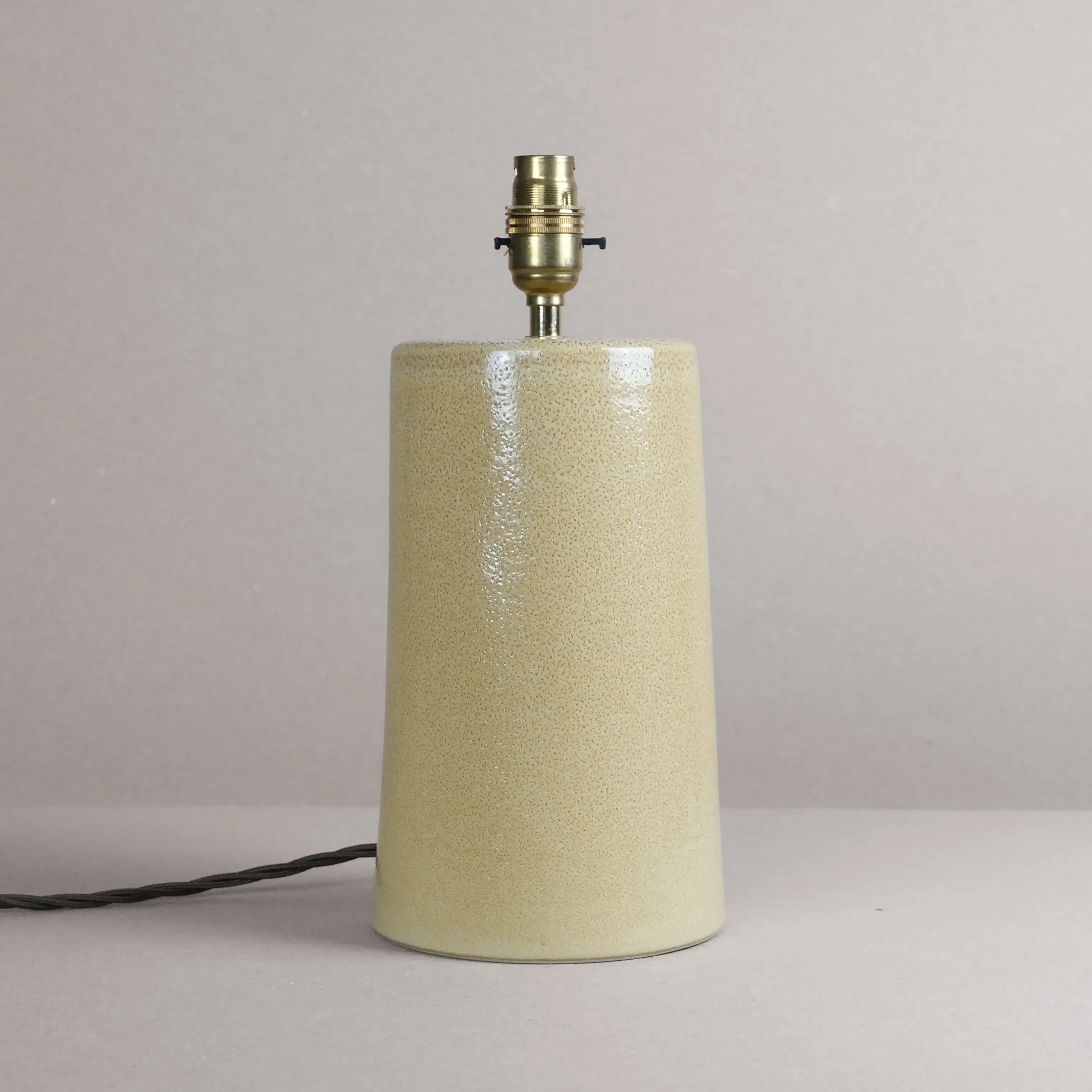 Canary Large Tapered Table Lamp - British Clay image