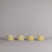 Canary Small Mug Set of 4 - Stoneware