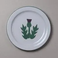 Cream Thistle Dinner Plate - Cream, Stoneware