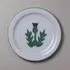 Cream Thistle Dinner Plate - Cream, Stoneware