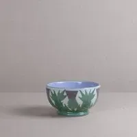 Cream Thistle Porridge Bowl - Cream