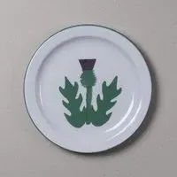 Cream Thistle Salad Plate - Cream, Stoneware