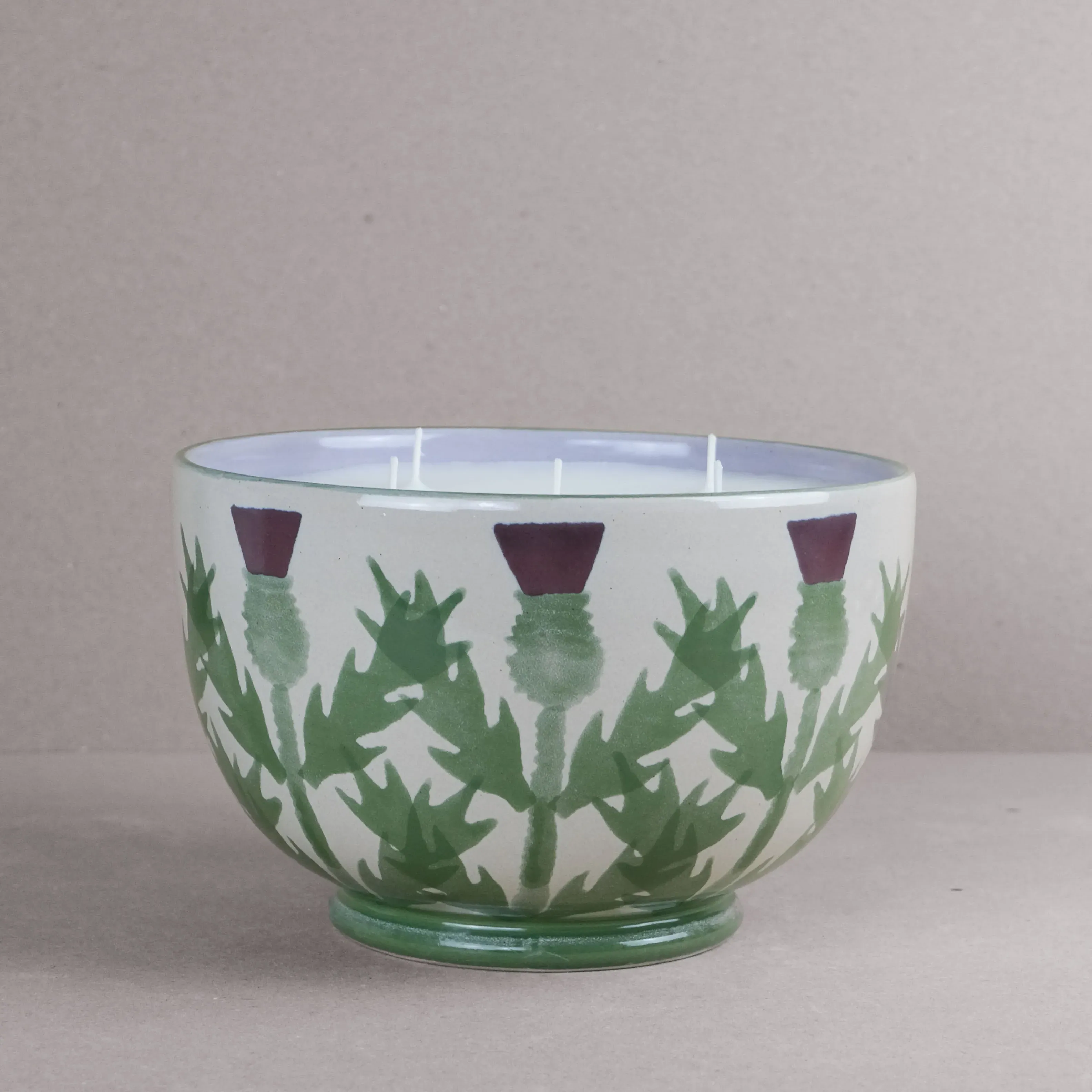 Thistle Castle Candle Bowl - Cream image