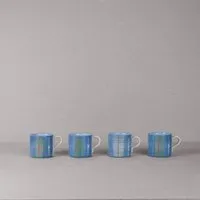 Donina Stewart Set of 4 Small Mugs - 175ml