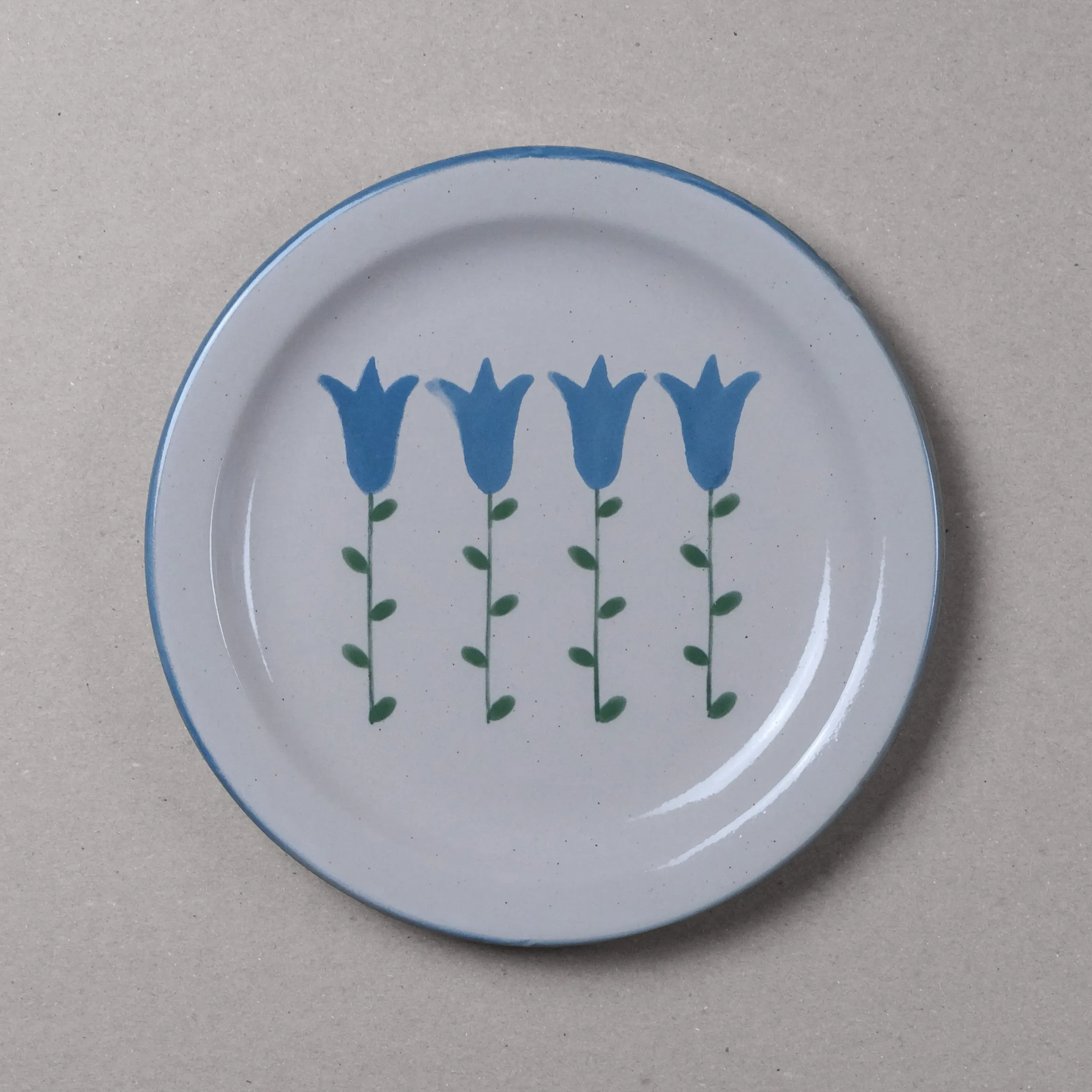 Harebell Salad Plate - Stoneware image