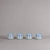 Harebell Small Mugs Set of 4 - Stoneware