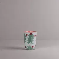 Holly Candle Beaker - Stoneware