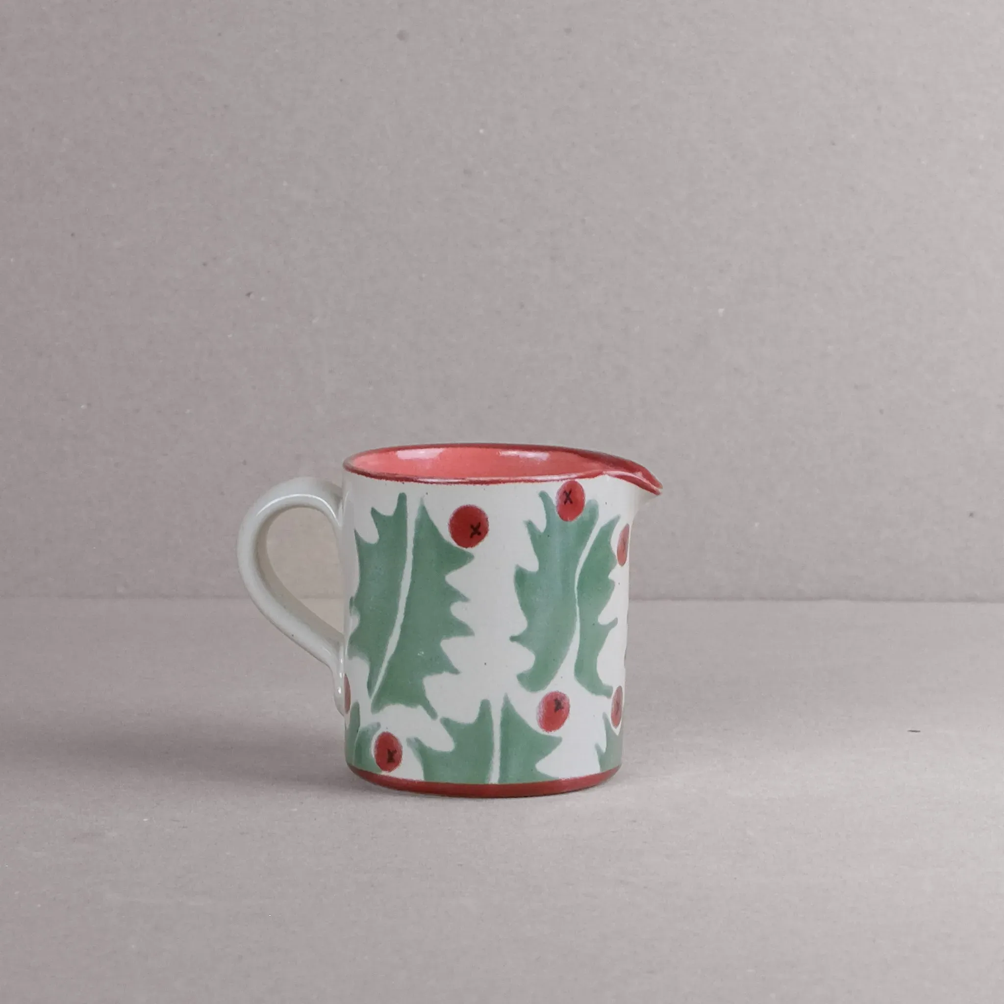 Holly Small Milk Jug - Stoneware image