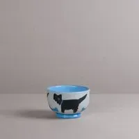 Scottie Dog Small Bowl - Blue