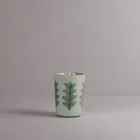Oakleaf Candle Beaker - Stoneware