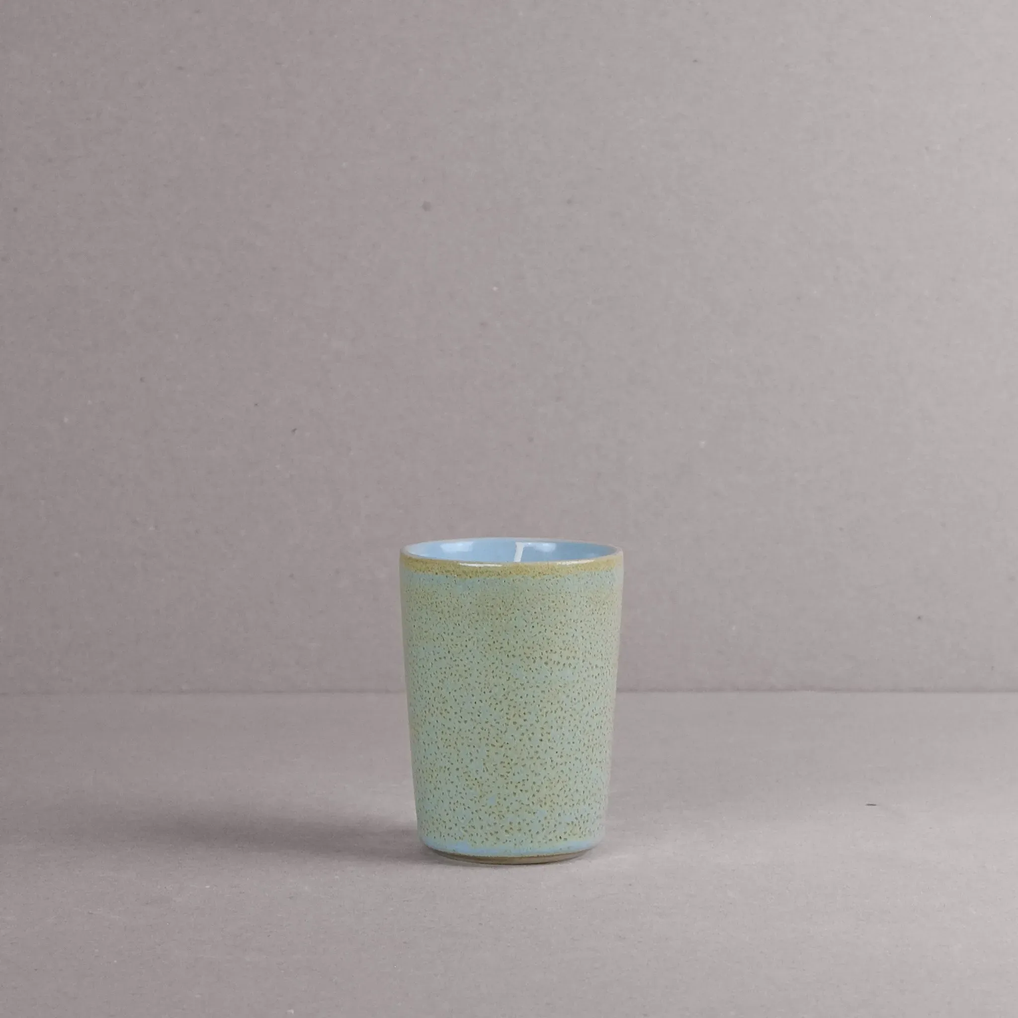 Candle Beaker - Teal, Stoneware
