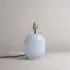ANTA White Ridged Small Table Lamp - White