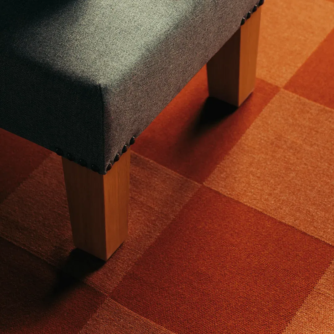 Chilli Large Rug - Sandstone Binding