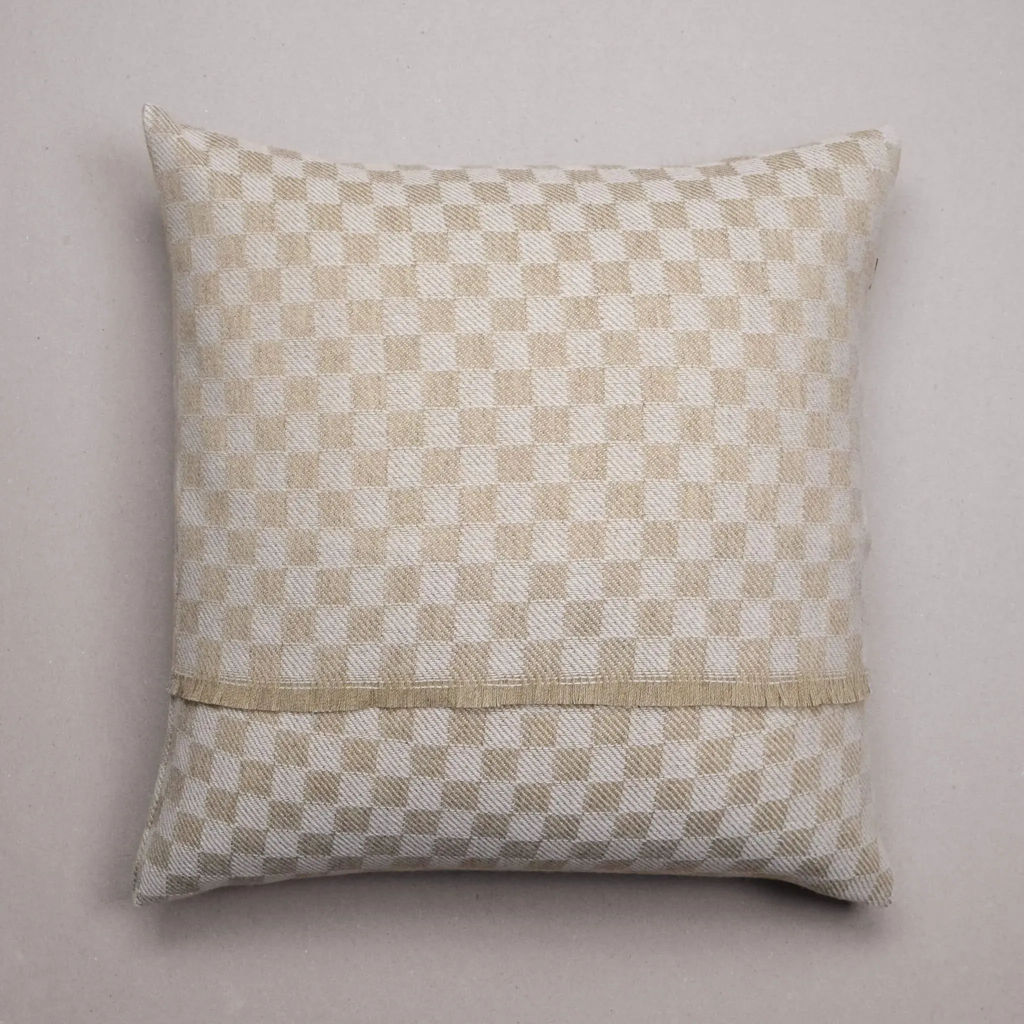 ANTA Fern Merino Fringe Cushion - Merino Wool