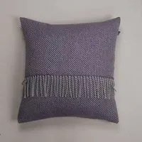 Meadow Cranesbill Merino Throw Cushion Cover