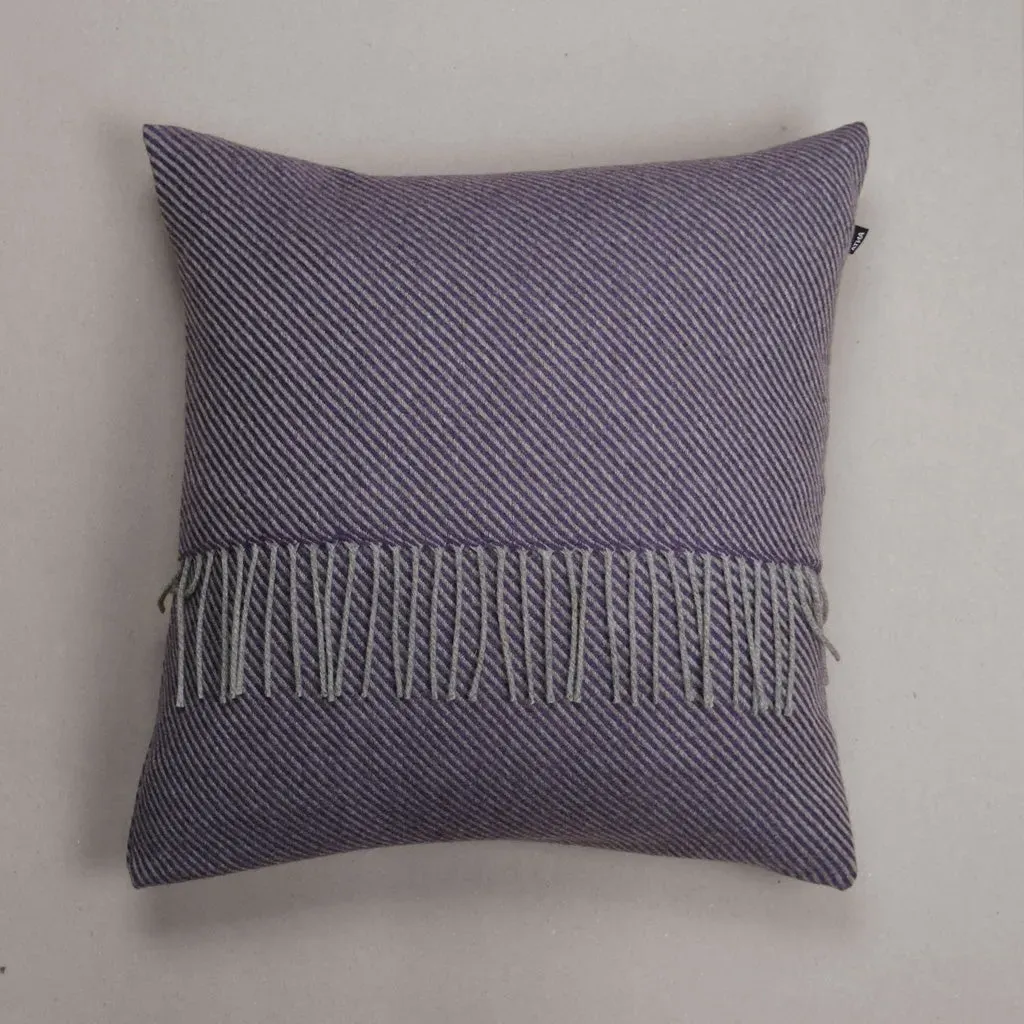Meadow Cranesbill Merino Throw Cushion Cover