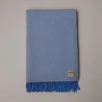 ANTA Cornflower Merino Wool Throw