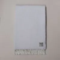 ANTA White Moss Campion Merino Wool Throw