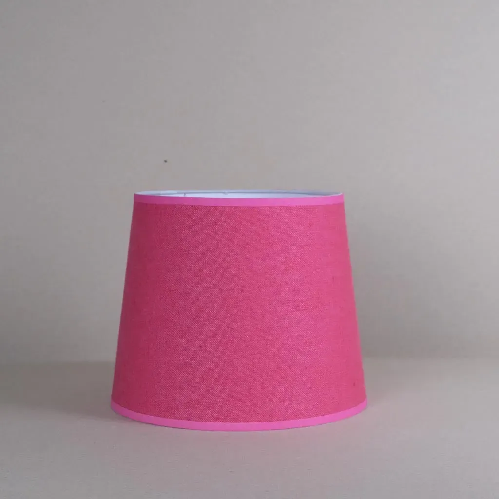 Flamingo Linen Small Tapered Lampshade