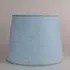 Teal Tweed Large Tapered Lampshade - Teal, Wool