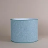 Teal Tweed Small Lampshade - Teal, Wool