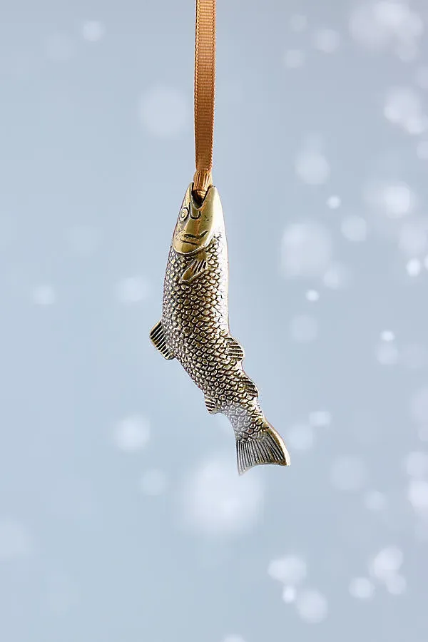 Brass Animal Ornament - Yellow, Metal by Anthropologie
