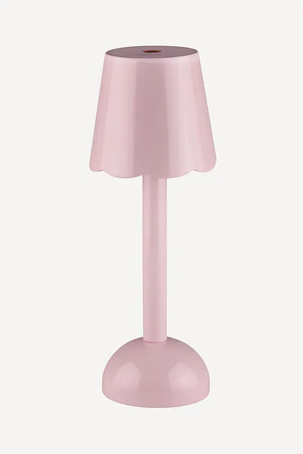 Addison Ross Scallop Cordless Rechargeable Table Lamp - Pink product