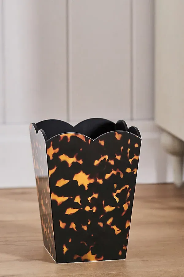 Addison Ross Scallop Waste Bin - Tortoiseshell product