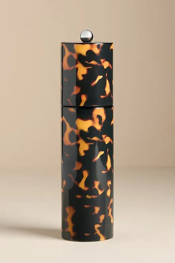 Addison Ross Tortoise Salt or Pepper Mill - Black by Anthropologie