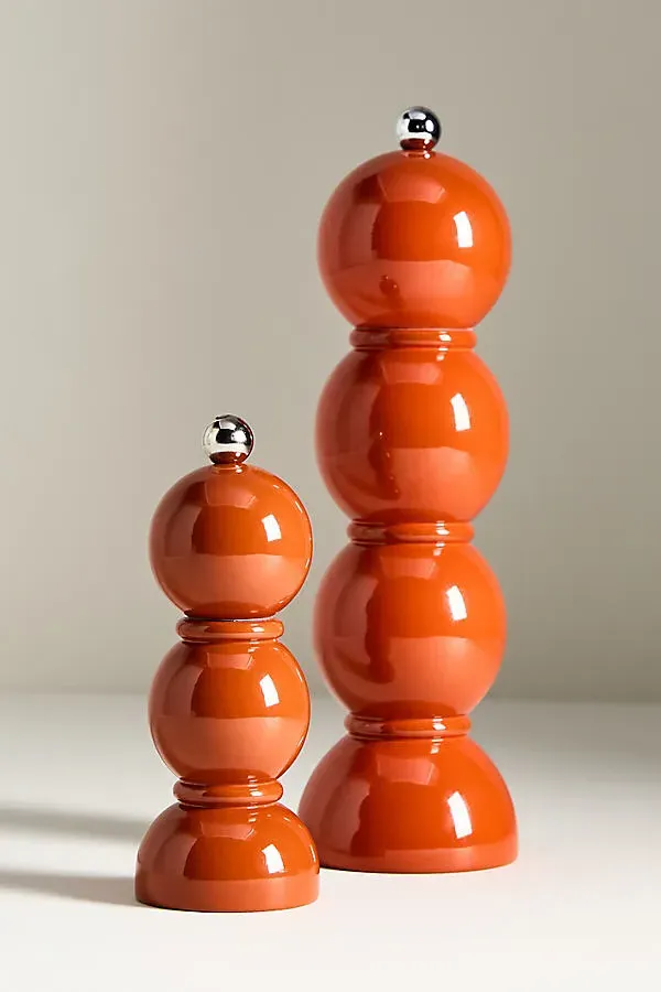 Mini Bobbin Salt and Pepper Grinder - Orange product