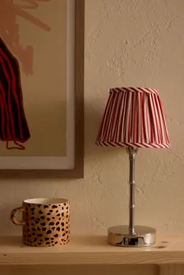 Stripe Empire Lamp Shade - Red, Polyester product