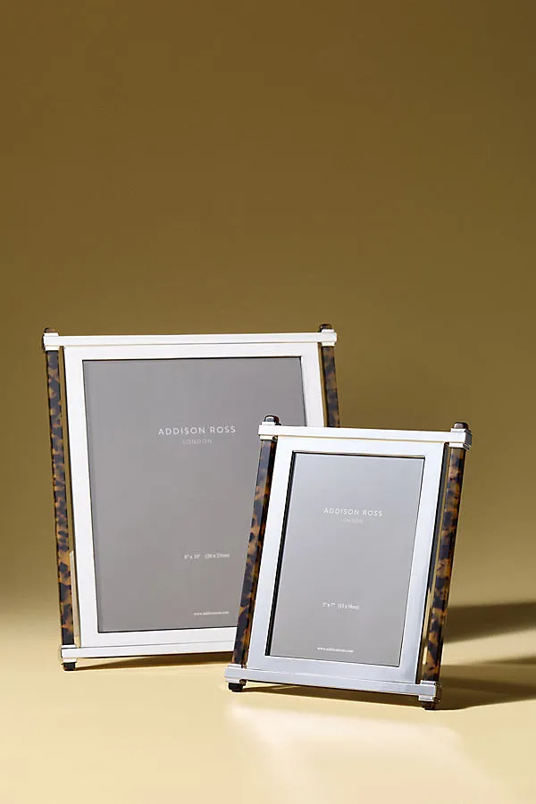 Tortoise Pillar Picture Frame - Faux Tortoise Shell product