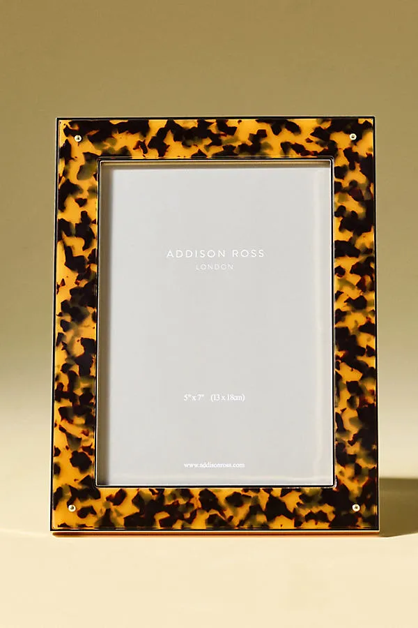 Tortoise Shell Photo Frame - Gold, Faux Tortoise Shell product