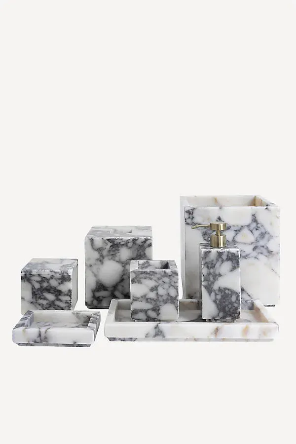 Viola Marble Bath Tray by Anthropologie, alternate view