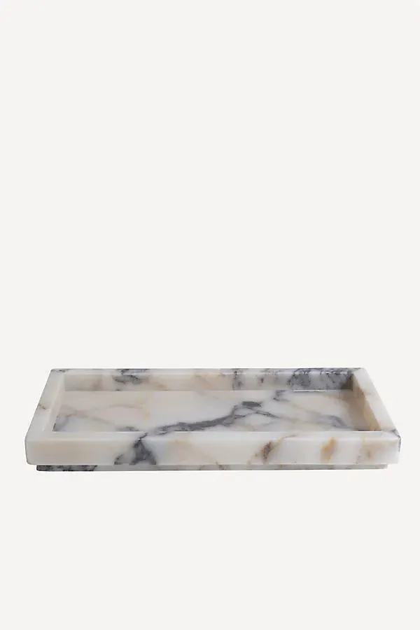 Viola Marble Bath Tray by Anthropologie