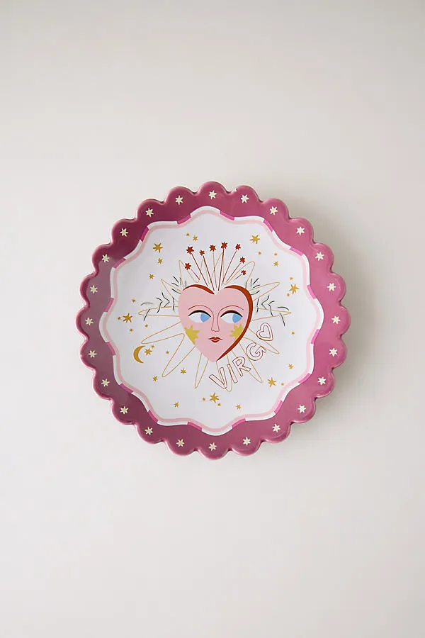 Zodiac Plate - Scalloped Edge product