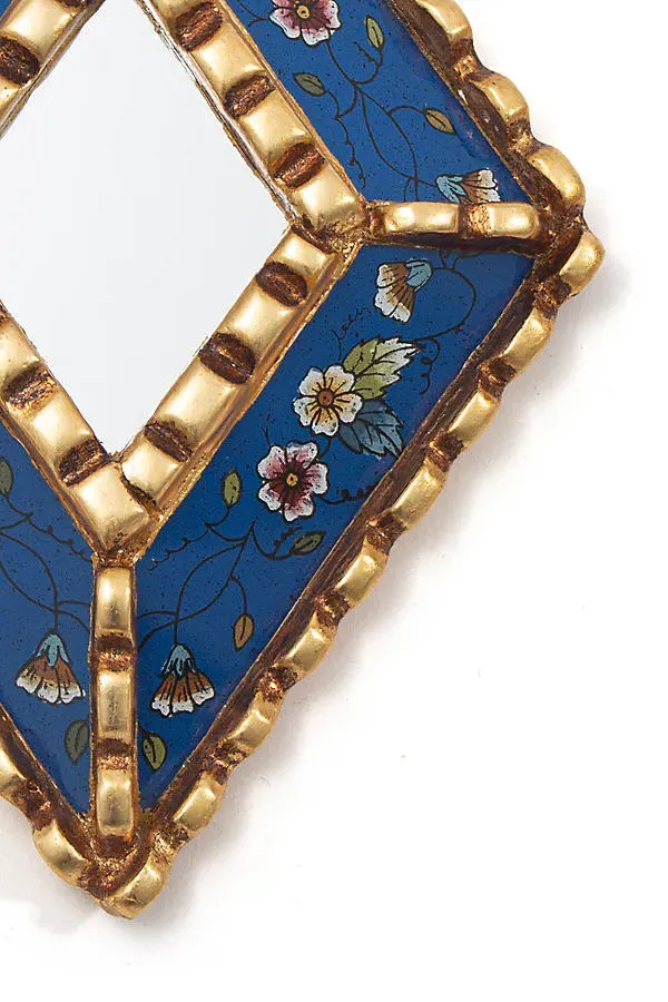Colca Diamond-Shaped Mirror - Gold by Anthropologie, alternate view